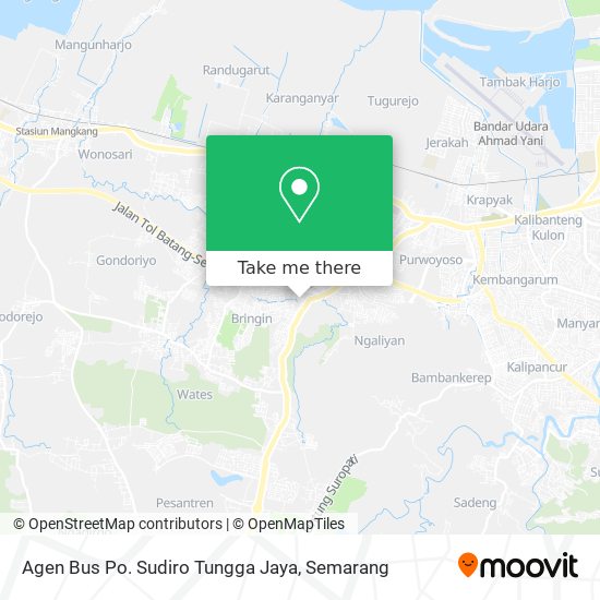 Agen Bus Po. Sudiro Tungga Jaya map