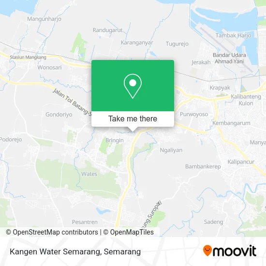 Kangen Water Semarang map