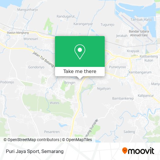 Puri Jaya Sport map