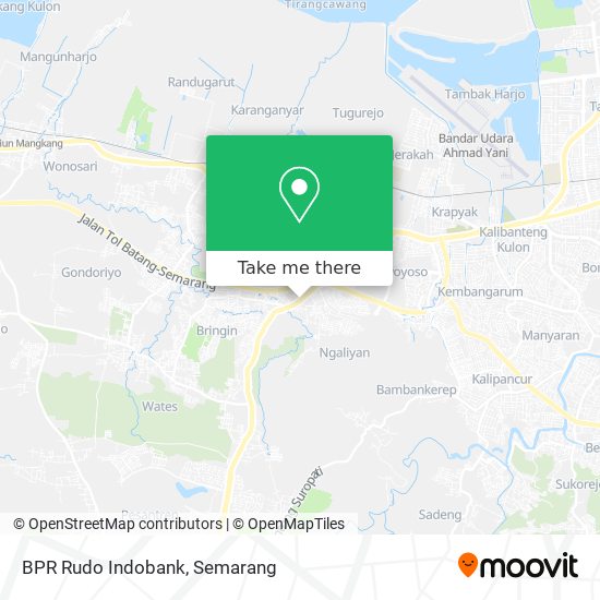 BPR Rudo Indobank map