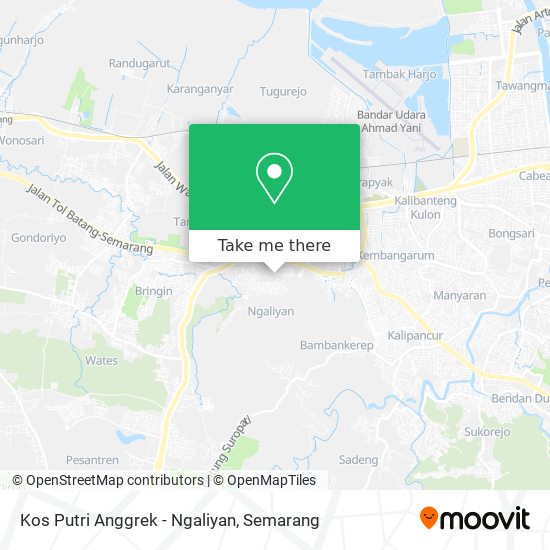 Kos Putri Anggrek - Ngaliyan map