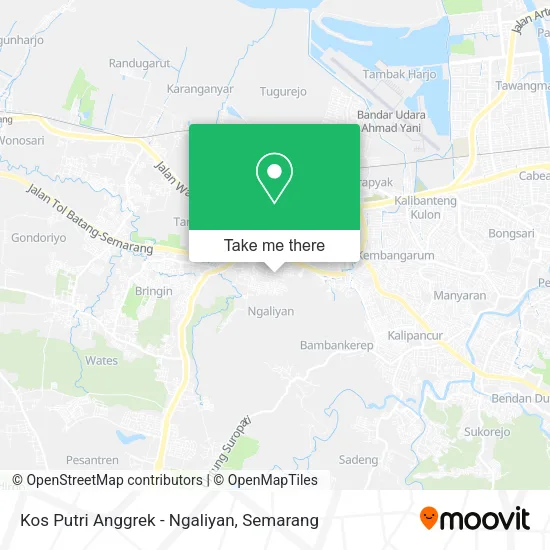 Kos Putri Anggrek - Ngaliyan map