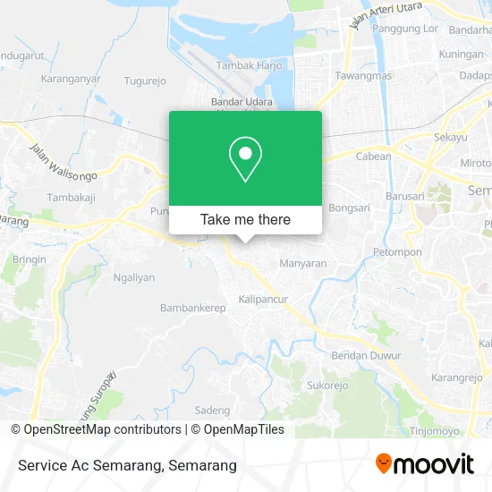 Service Ac Semarang map