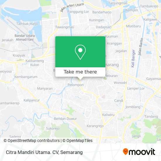 Citra Mandiri Utama. CV map