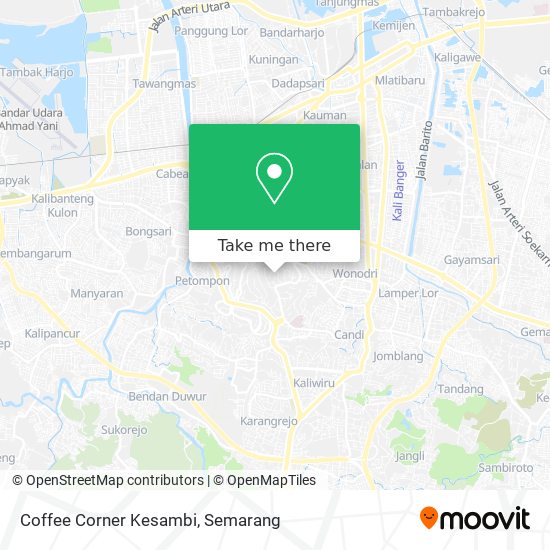 Coffee Corner Kesambi map
