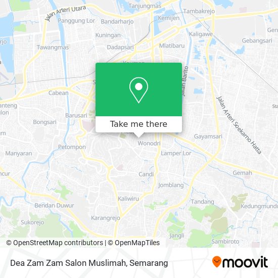 Dea Zam Zam Salon Muslimah map