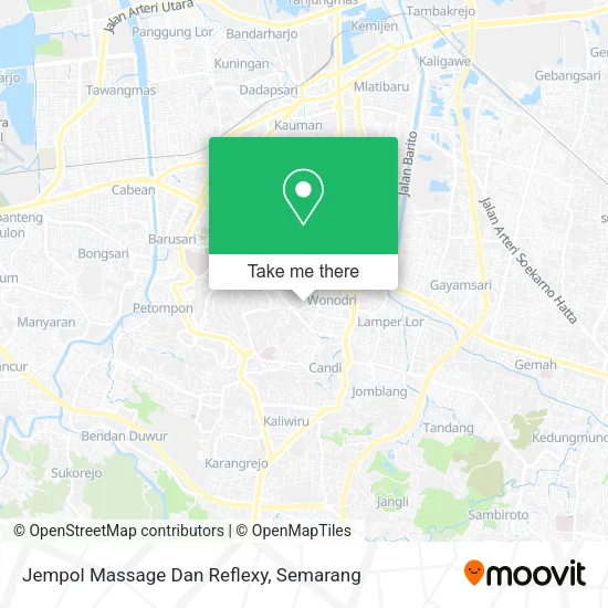 Jempol Massage Dan Reflexy map