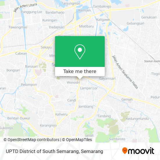 UPTD District of South Semarang map