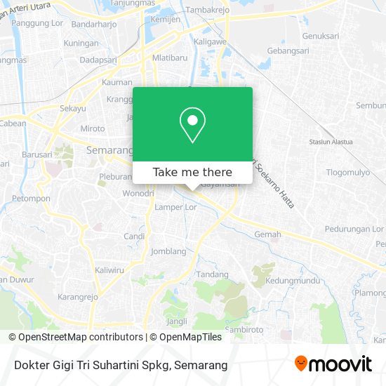 Dokter Gigi Tri Suhartini Spkg map