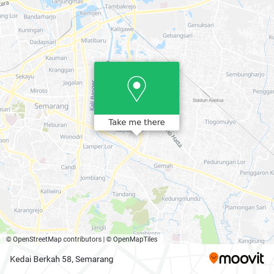 Kedai Berkah 58 map