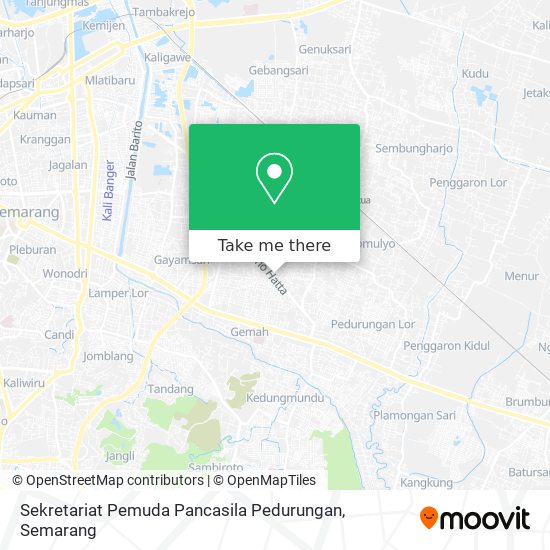 Sekretariat Pemuda Pancasila Pedurungan map