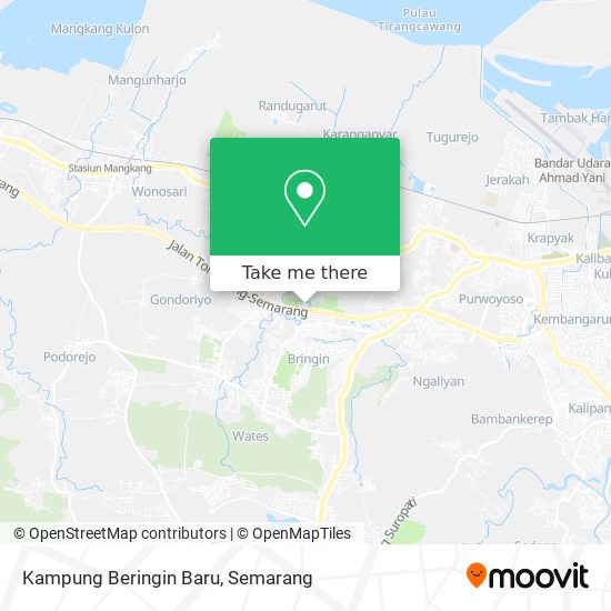 Kampung Beringin Baru map