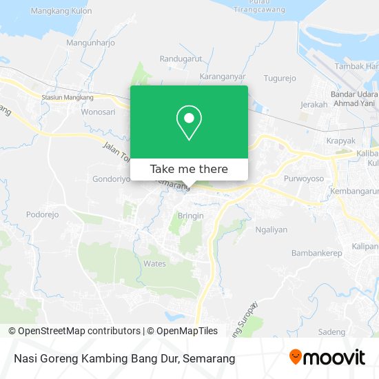 Nasi Goreng Kambing Bang Dur map