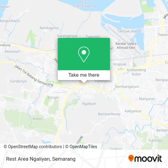 Rest Area Ngaliyan map