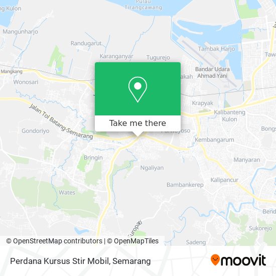 Perdana Kursus Stir Mobil map