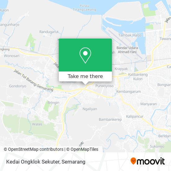 Kedai Ongklok Sekuter map