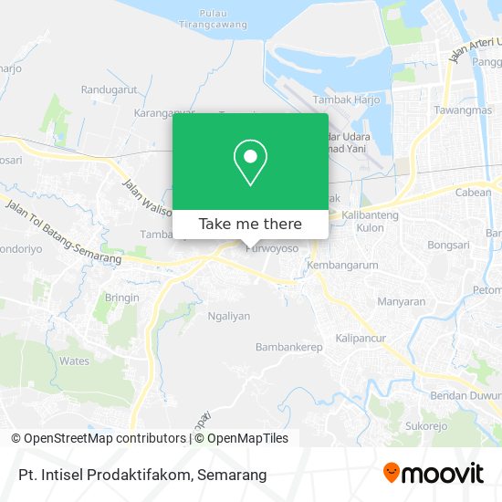 Pt. Intisel Prodaktifakom map