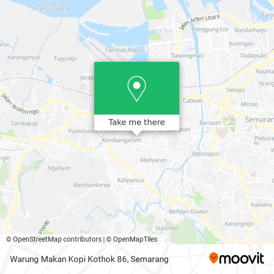 Warung Makan Kopi Kothok 86 map