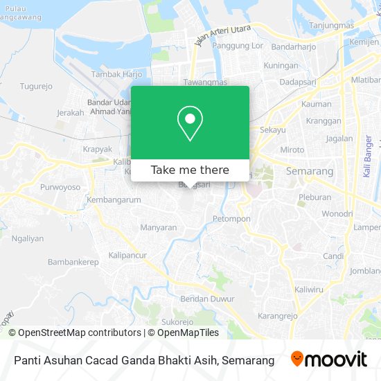 Panti Asuhan Cacad Ganda Bhakti Asih map