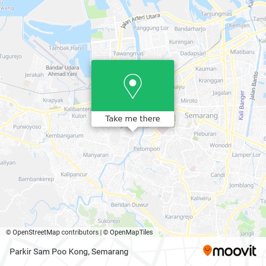 Parkir Sam Poo Kong map