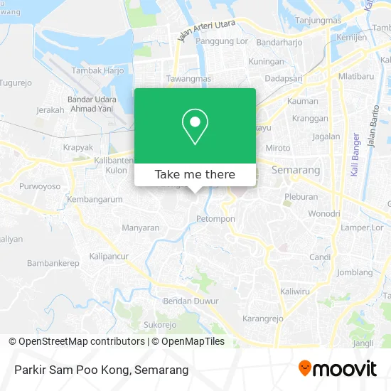 Parkir Sam Poo Kong map
