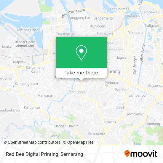 Red Bee Digital Printing map