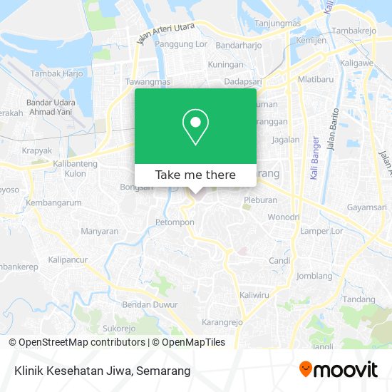 Klinik Kesehatan Jiwa map