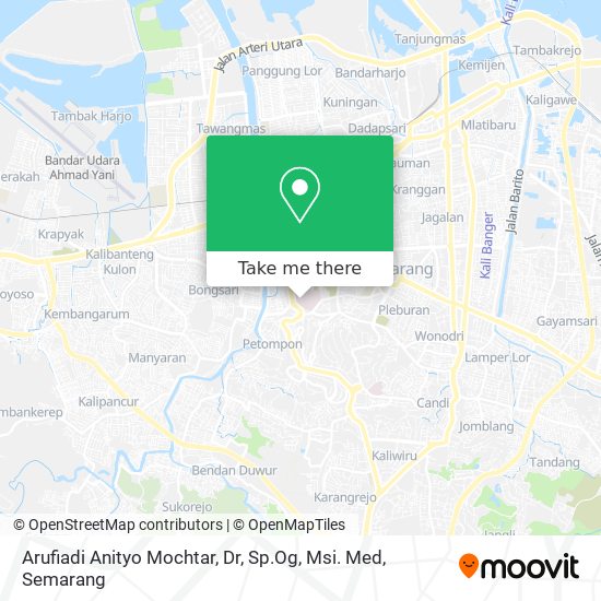 Arufiadi Anityo Mochtar, Dr, Sp.Og, Msi. Med map
