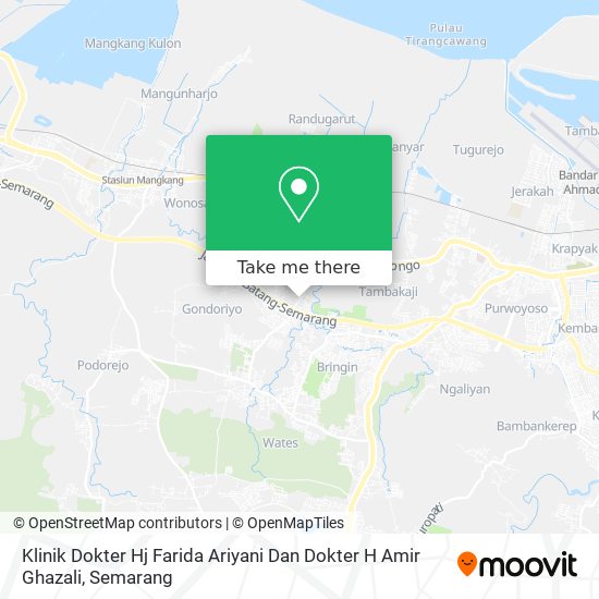 Klinik Dokter Hj Farida Ariyani Dan Dokter H Amir Ghazali map