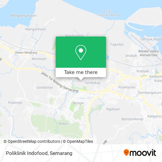 Poliklinik Indofood map