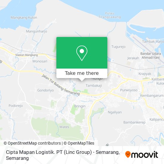 Cipta Mapan Logistik. PT (Linc Group) - Semarang map