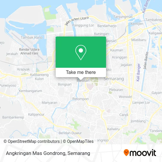 Angkringan Mas Gondrong map