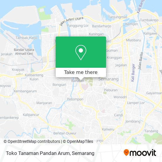 Toko Tanaman Pandan Arum map