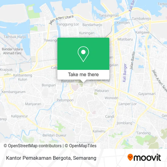 Kantor Pemakaman Bergota map