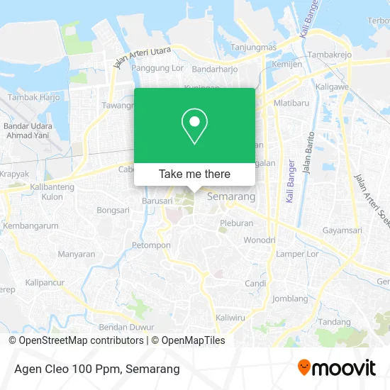 Agen Cleo 100 Ppm map