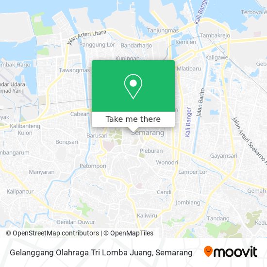 Gelanggang Olahraga Tri Lomba Juang map