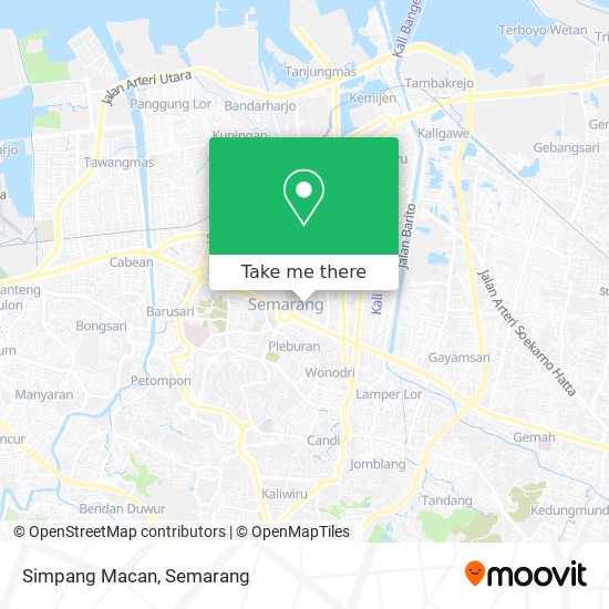 Simpang Macan map