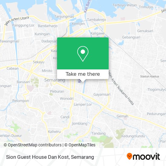 Sion Guest House Dan Kost map