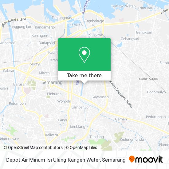 Depot Air Minum Isi Ulang Kangen Water map