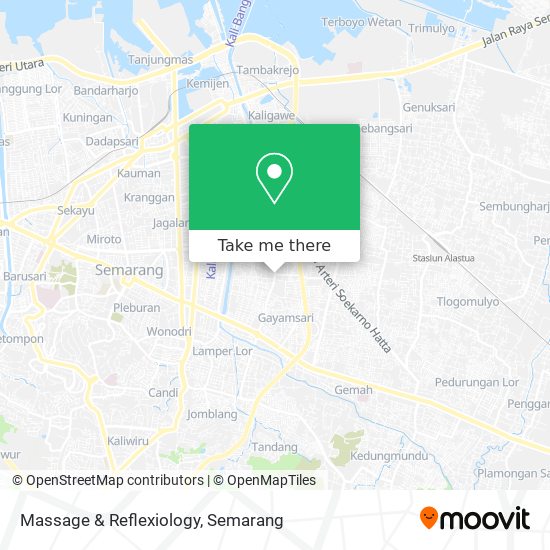 Massage & Reflexiology map