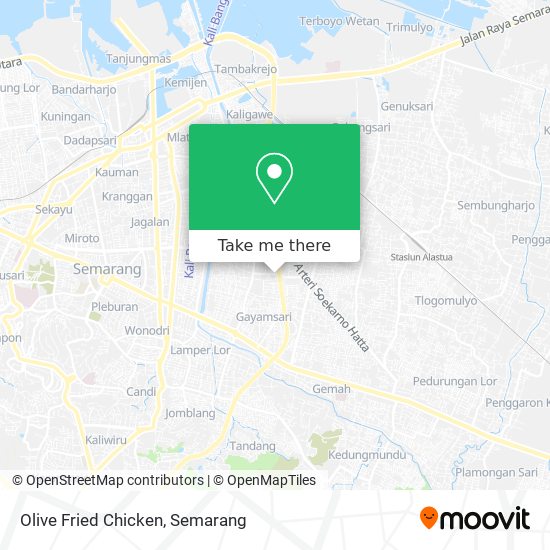 Olive Fried Chicken map