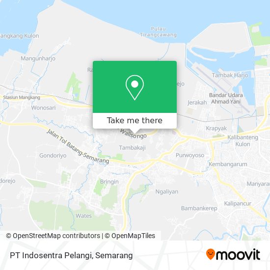 PT Indosentra Pelangi map