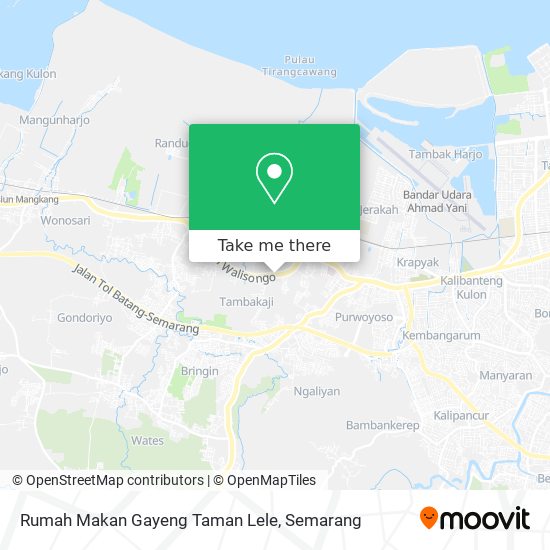 Rumah Makan Gayeng Taman Lele map