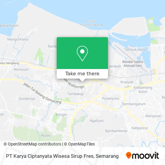 PT Karya Ciptanyata Wisesa Sirup Fres map