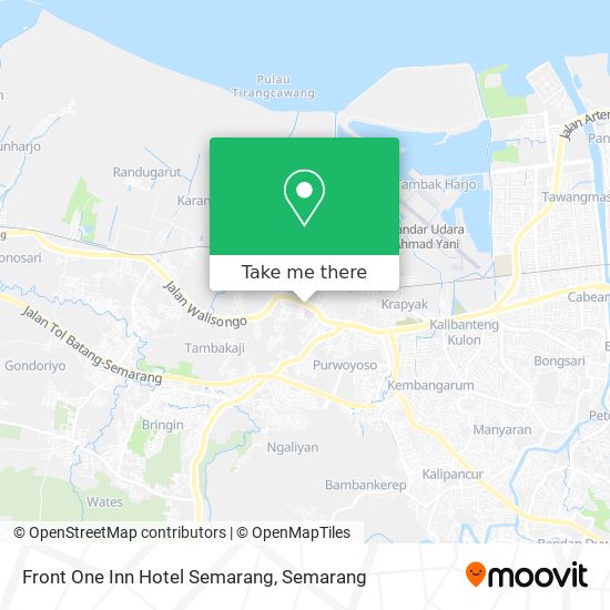 Front One Inn Hotel Semarang map