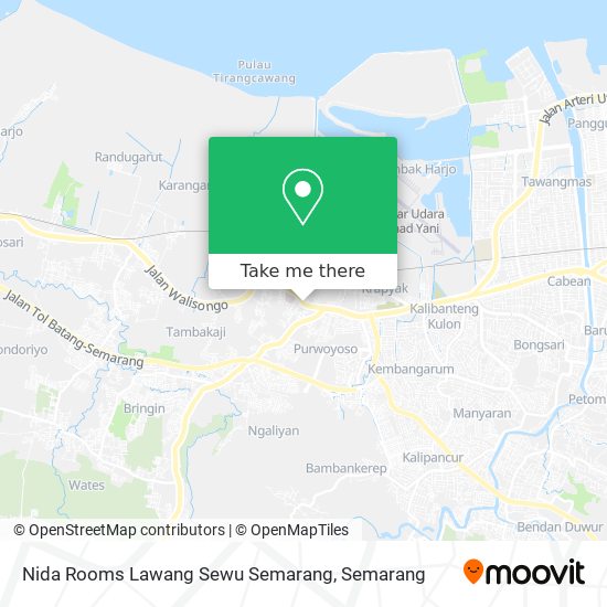 Nida Rooms Lawang Sewu Semarang map