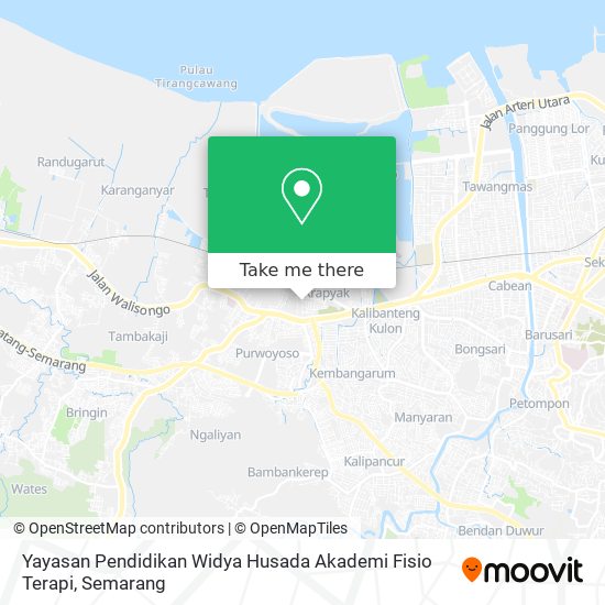 Yayasan Pendidikan Widya Husada Akademi Fisio Terapi map