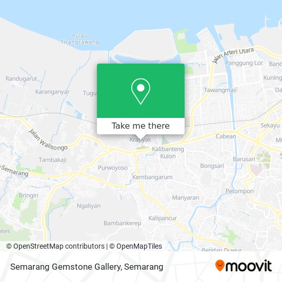 Semarang Gemstone Gallery map