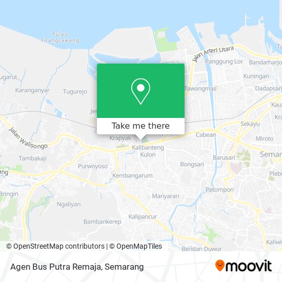 Agen Bus Putra Remaja map