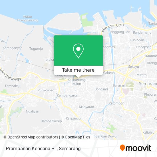 Prambanan Kencana PT map